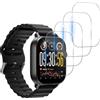 Funrae Pellicola Protettiva per realme Watch 5, [4 Pezzi] 2.5D Proteggi Schermo in Vetro Temperato Copertura Completa Anti Graffio Senza Bolle HD Protezione Film - Transparente