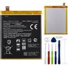 E-yiiviil Batteria di ricambio C11P1708 compatibile con Zenfone 5Z ZE620KL Z01RD ZF620KL con strumenti
