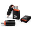 vsshe Adattatore USB C a USBA, 4 adattatori da USB-C maschio a USB-A 3.0, adattatore universale per cellulare, compatibile con iPhone 16, MacBook Pro, telefoni cellulari Samsung Galaxy, ecc.
