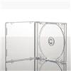 Vision Media 5 custodie singole per CD, trasparenti, dorso da 10,4 mm