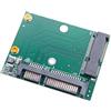WANGCL MSATA to SATA Converter MSATA to SATA3 SSD Adapter 3.5A Support for High Power SSD Cards