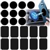GZYYANG Calamita per Cellulare Auto Rotondi 10 Pezzi, Magnete per Cellulare Auto Rettangolari 10 Pezzi, Utilizzare per Magnetico Staffa Telefonica, Nero
