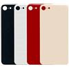 ELLENNE SCOCCA Posteriore Telaio per iPhone 8 Cover Vetro Bianco/Silver | SCOCCA Posteriore per iPhone 8 Cover Vetro Nero Bianco Oro Rosso (Bianco/Silver)