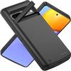 Giabuao Custodia Batteria per Google Pixel 7 Pro 10000mAh, Cover di Ricarica Ricaricabile Sottile, Caricabatterie di Riserva Portatile per Pixel 7 Pro (6,7 pollici), Nero
