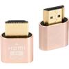 AYHYHLJZJ 2 pezzi HDMI Dummy Plug 4K@60Hz HDR Virtual Display-Adapter EDID Emulator, HDMI Dongle per l'attivazione GPU, supporta 4k@60Hz per Windows Mac OSX Linux (con luce di visualizzazione)