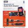 Nero Adattatore Bluetooth 5.0 per Auto | Ricevitore AUX USB con Jack 3,5 mm | Musica Wireless da Smartphone su Autoradio | Nessuna Ricarica | Avvio Automatico | Portata 10 m