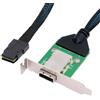 CY Cavo di prolunga PCBA esterno Mini SAS SFF-8088 maschio a femmina SFF-8088 PCBA con staffa a basso profilo