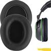 Geekria QuickFit - Cuscinetti auricolari di ricambio per Turtle Beach Ear Force Stealth 520 500X Call of Duty Black Ops II Kilo Tango Ghosts Cuffie da gioco auricolari (nero)