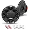 GK SOUND KIT SET PER BOSS AUDIO SYSTEMS CH6530B 2 altoparlanti coassiali a 3 vie da 16,5 cm 6,5 150 watt rms 300 watt max sospensioni in gomma, a coppia + 5 sticker omaggio
