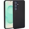 32nd Silicone Liquido Custodia Antiurto Slim Cover per Samsung Galaxy S25 Plus Custodia Protettiva Compatta, Sottile e Resistente - Nero