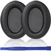 Aiivioll WH-1000XM3 Auricolari compatibili con Sony WH-1000XM3 Cuffie Bluetooth con cancellazione del rumore Proteine in pelle PU, Memory Foam con isolamento acustico (nero)