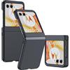 GIOPUEY Cover Compatibile con Motorola RAZR 60, Materiale PC Rigido Custodia, Comodo e Liscio al Tatto Case，Antiurto, Anti-Impronta - Black