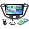 Rimoody 4G+128G Android Autoradio per Ford Transit Custom Tourneo 2013-2018 9 Schermo IN-Cell Carplay Wireless Radio Android Auto Navi GPS Mirror Link Bluetooth FM/RDS/EQ WiFi SWC Retrocamera