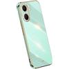 RankOne La Custodia del Telefono è Adatta per OPPO A5X (6.67 Inches), Case per Cellulare in Silicone con Telaio Galvanico - Verde