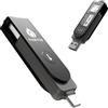 Thetis Pro FIDO2 Security Key Passkey dispositivo con PinPlex, Dual USB C & USB A & NFC, certificato PIV, app di autenticazione TOTP/HOTP, autenticazione a due fattori MFA, funziona con Window/MacOS