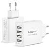 Keasen Caricatore USB Presa,4-Porto Alimentatore USB Multipla Ricarica Veloce USB Caricabatterie Spinotto Multiplo Carica Spina Rapido Caricatore per iPhone 16 15 14 13 12 11 Pro Max XS XR 8,Samsung