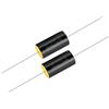 Kafuty 2Pezzi Resistori Elettronici per Film Metallici, Condensatori Elettrolitici 1uF/2.2uF/3.3uF audio HIFI Divisore Crossover con Perno filo di rame puro per auto treble (3.3uF)