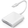 Fanoyo Lettore di Schede SD USB C, Adattatore da USB C a SD/Micro SD, Lettore di Schede di Memoria TF Compatibile con Dispositivi di Tipo C Come Samsung, Huawei, MacBook, laptop, Tablet