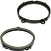 tomzz Audio 2845-006-1 Anelli per altoparlanti staffe adattatore compatibile con Renault Clio 3 Twingo 2 e 3 porte anteriore 165 millimetri DIN altoparlanti