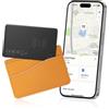 VINGNUT Portafoglio tracker card, wireless ricaricabile, compatibile con Apple Find My(solo iOS), per portafogli, telefono, passaporto, tracker bagagli