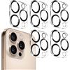 New Horrizon Confezione da 5 pellicole protettive per obiettivo della fotocamera per iPhone 16 Pro Max (6,9 pollici) e iPhone 16 Pro (6,3 pollici), vetro temperato 9H, [LifetimeSupport] [Case-friendly]