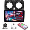 Inefala [4G+128G]Inefala Android 15 Autoradio per Nissan Qashqai J10 2006-2016 con Wireless Carplay Android Auto, 9 Pollici Touchscreen Stereo Auto Bluetooth con Navi GPS WiFi RDS/FM SWC Retrocamera Mic