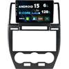 BXLIYER [6GB+128GB] Android 15 IPS Autoradio Per Land Rover Freelander 2 (2007-2012) - Senza fili CarPlay/Android Auto - LED Camera + MIC - DAB Fast-boot Volante 360-Camera WIFI DSP - 2 Din 9 Pollici