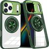 Yarxiawin Custodia per Apple iPhone 17 Pro Max, Nero Anello Magnetico Compatible con MagSafe per iPhone 17 Pro Max Cover Trasparente Antiurto Rigida Case Sottile Anti-ingiallimento (Verde)
