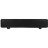 PUSOKEI Soundbar, Lettore Musicale soundbar Stereo 3D cablato USB, Cassa Surround per Bassi Profondi, con Spina da 3,5 mm, per PC, cellulari, TV(Nero)