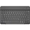 KVTVOU Tastiera Bluetooth tedesca per iPad/iPhone/Samsung/Android, per iPad Air/Pro/Mini A16/13/12.9/11/10.9/10.2/9.7, ricaricabile, senza fili, QWERTZ, colore: Nero