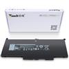 Tanch - Batteria per PC portatile Dell Latitude 7000 7280 7480 7390 7490 0G4X7T F3YGT DM3WC 2X39G MYJ96 7,6V 7500mAh 60Wh