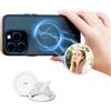 JJC Specchio magnetico per selfie, specchio convesso per iPhone 16 15 14 13 12 Pro Max Plus, custodia Mag-Safe e tutti i telefoni per lo streaming vlogging e per scattare selfie