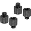 PATIKIL 4Pz Adattatore Vite Treppiede Femmina M10 Maschio 3/8 20 mm