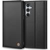 Thorhülle Custodia protettiva in pelle premium per Samsung Galaxy A55 5G con funzione portafoglio, supporto pieghevole, nero