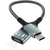 familaha Adattatore da L a USB C Audio, Adattatore L a USB C per Cuffie, Tipo C a L audio per iPhone 16 15 Pro Max Plus, iPad Air/Pro, Non per Ricarica/Trasmissione dei dati