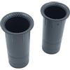 Durlo Confezione da 2 tubi per altoparlanti neri - sfiato bass reflex da 3-5 pollici (35x80 mm) per subwoofer