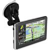 VBESTLIFE Navigatore GPS Universale per Auto da 5 Pollici, Mappa Europea con Touch Screen, Trasmissione Vocale, con Avviso Restrizioni per Camion, per Auto, Autobus, Camion