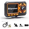 Epronic Adattatore DAB per Autoradio, Trasmettitore DAB per Auto Plug&Play con Vivavoce Bluetooth, Display LCD da 2,4, Ricevitore Radio DAB+ con Uscita AUX, Slot per Scheda TF Adattatore DAB/DAB+