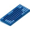nuphy Halo75 V2 Meccanica Tastiera da gioco, 75% senza fili Hot Swappable Bluetooth, 83 tasti, retroilluminazione RGB, supporto Bluetooth/2.4GHz/USB-C - (Blu, Mint (37gf))