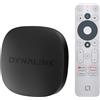 Kinhank Smart TV Box 4K UHD - TV Box Compatibile con Google TV y Netflix, Streaming Media Player Supporto Dolby Audio, HDR10+, Assistente Vocale, Chromecast, Dualband WiFi BT5.0, 2GB+16GB Box TV Smart