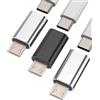 zoyuzan Adattatore USB C a Micro USB(Set di 3) USBC Femmina Android Maschio Convertitore Tipo Jack Caricatore Cavo Mini Charger Presa Adapter Compatibile per Huawei Xiaomi Redmi Samsung Cavo Connector