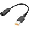 YACSEJAO USB C a Slim-Tip Cavo di Ricarica Del Computer Portatile 100W Rettangolo ThinkPad X1 11,0 * 4,5mm a USB Tipo C Cavo di Ricarica PD Supporto 20V 5A per Portatile