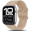 TiMOVO Cinturino Sportivo Compatibile con Apple Watch 42mm (Serie 11/10) 41mm 40mm 38 mmper Donna Uomo (2025), Cinturino di Ricambio per iWatch serie 9/8/7/6/5/4/3/2/1/SE 3 2 1, Tè al Latte