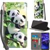 PHINIENLAND Cover per Huawei Mate 20 lite PU Pelle Custodia Flip Panda