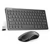 TECKNET Specifiche Spagnole, QWERTY Mini Tastiera e Mouse Wireless