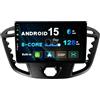 Generic SXAUTO [6GB+128GB] Android 14 IPS Autoradio Per Ford Tourneo Transit Custom (2013-2021) - Senza fili CarPlay/Android Auto - Camera + MIC - DSP DAB Fast-boot Volante 360-Camera WiFi - 2 Din 9 Pollici