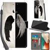 Haninsuze Cover per Xiaomi Redmi Note 13 5G Custodia Cover Pelle Libro Portafoglio con Porta Carte Magnetica Protezione Antiurto Cuoio Flip Case Custodia Cover per Redmi Note 13 5G, ala