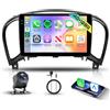 Hodozzy 4G+128G Android Autoradio per Nissan Juke J15 2010-2019/ YF15 Infiniti ESQ 2011-2017 con Carplay Android Auto, 9 Pollici InCell Touch Schermo Stereo 2 Din con GPS Bluetooth DSP WiFi, FM RDS