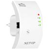 Aigital Ripetitore WiFi Potente per Casa 300Mbps 2.4GHz, Amplificatore Segnale WiFi WPS Facile da Configurare, Extender Wi-Fi con Porta LAN, Compatibile con Router e Modem
