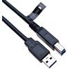Keple USB 3.0 SuperSpeed Cavo A Maschio a tipo B spina/Adattatore cavo per Stampante Lettore Hard Drive Server Digital-Photography dispositivi Docking Station Camera USB HUB Custodie SATA / 1 m Nero